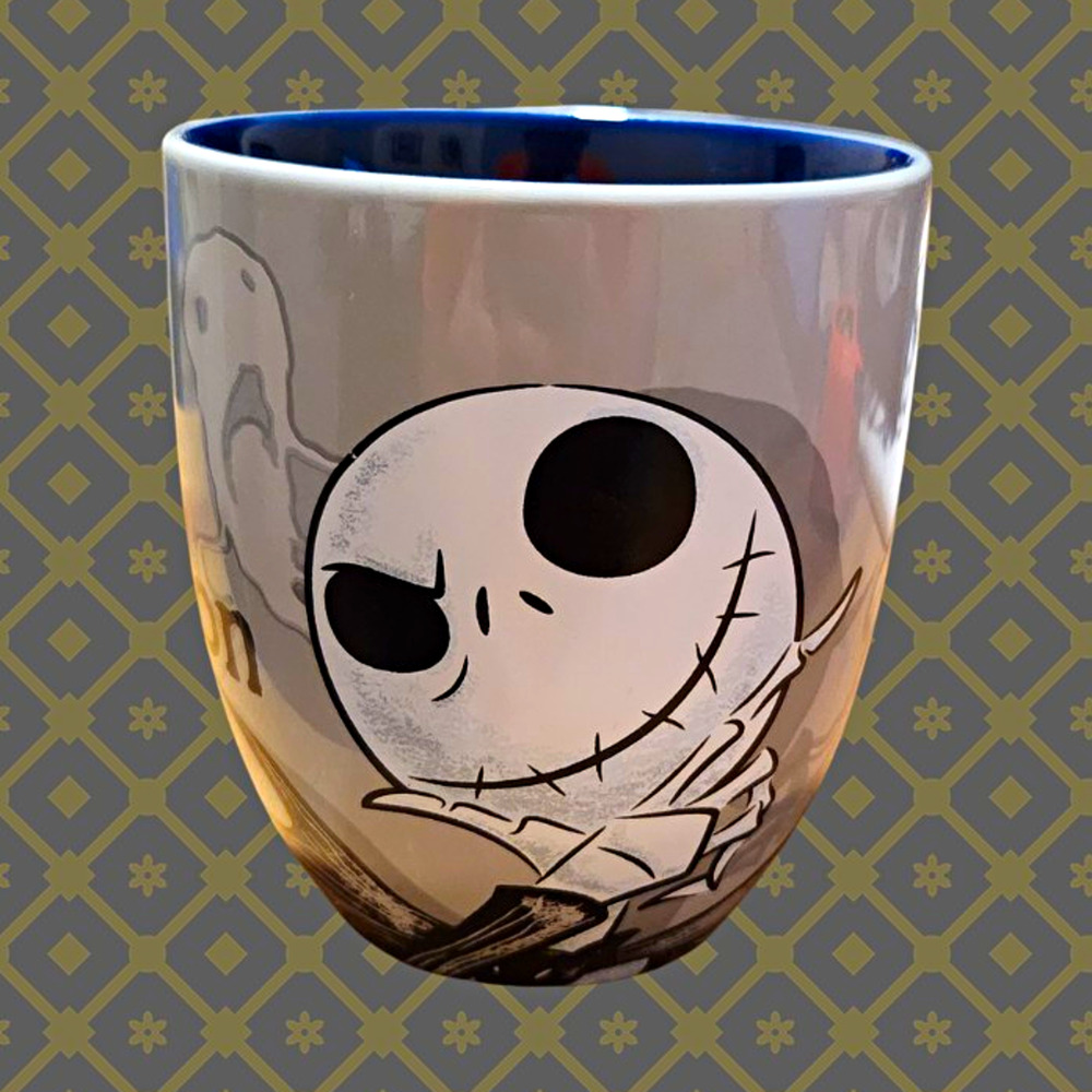 New Disney Parks Nightmare Before Christmas Jack Skellington Ceramic Coffee Mug